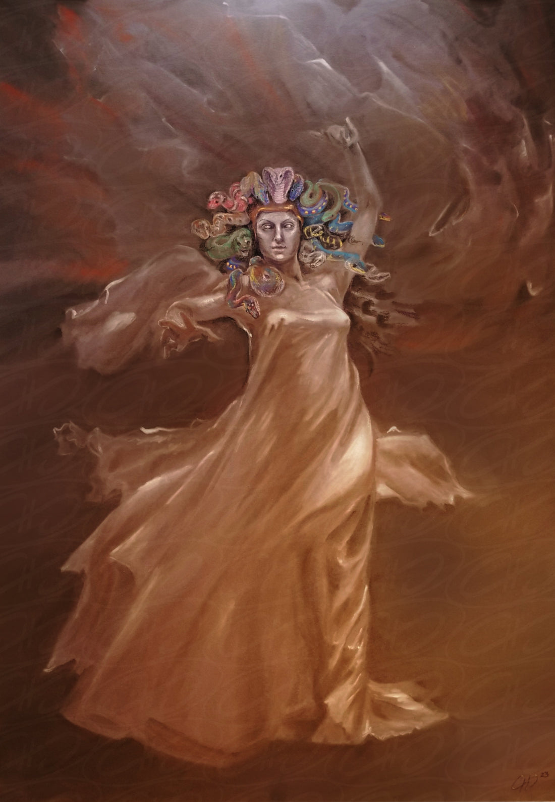 Medusa, 19”x27”