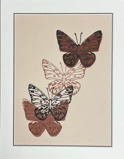 Layered Brown Butterflies