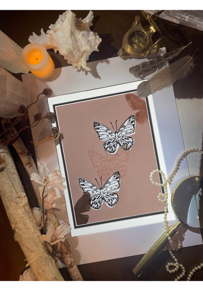 Layered Brown Butterflies