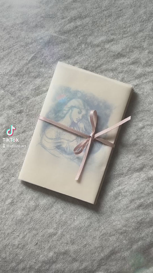 Pre-Raphaelite Ink Study Mini Zine